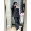 Bộ Đồ Ngủ Nữ Bigsize 2.026 Lót Lông Caro Tay Dài Chất Dạ Giá 320.000₫ 2