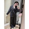 Bộ Đồ Ngủ Nữ Bigsize 2.026 Lót Lông Caro Tay Dài Chất Dạ Giá 320.000₫ 4