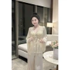 Bộ Đồ Ngủ Nữ Cao Cấp Osexy Set Lụa Mịn 2 Dây và Choàng Giá 250.000 đồng 4