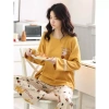 Bộ đồ ngủ nữ dài tay Hàn Quốc - Cotton siêu mềm, ấm áp mùa thu đông, chỉ 99.000₫ 3