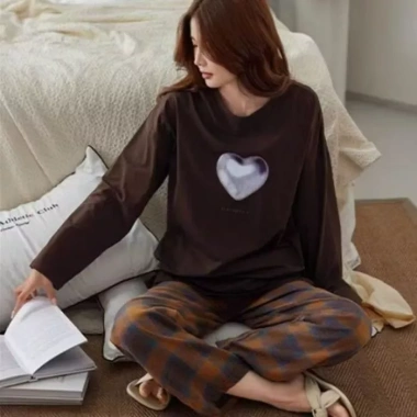 Bộ Đồ Ngủ Nữ Dài Tay Ống Rộng Hàn Quốc - Cạp Cao Tôn Dáng, Vải Mềm Mại, Thời Trang 120k 10 Bộ Đồ Ngủ Nữ Dài Tay Ống Rộng Hàn Quốc - Cạp Cao Tôn Dáng, Vải Mềm Mại, Thời Trang 120k 10