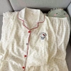 Bộ đồ ngủ nữ dài tay Pijama thời trang ngọt ngào, dễ thương - Giá 158.899 VND 3