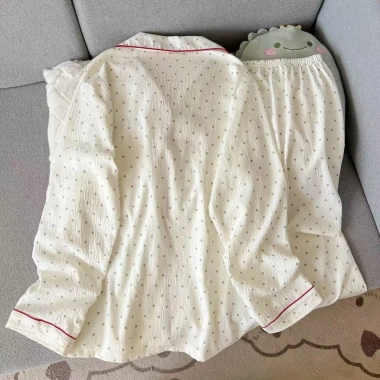 Bộ đồ ngủ nữ dài tay Pijama thời trang ngọt ngào, dễ thương - Giá 158.899 VND 4