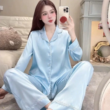 Bộ Đồ Ngủ Nữ JUSOKA Pijama Lụa Latin Cao Cấp - Mềm Mại, Xinh, Giá Ưu Đãi 164k
