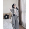 Bộ đồ ngủ nữ LILY HCOM26.678 áo thun in họa tiết mix quần suông dài tay 129.000 VND 7