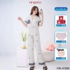 Bộ đồ ngủ nữ lụa VINGO/VINGORIA tay ngắn mùa xuân hè - Giá chỉ 545.000đ