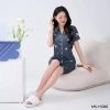 Bộ đồ ngủ nữ lụa VINGO/VINGORIA tay ngắn mùa xuân hè - Pijama thoáng mát, giảm giá 21% chỉ 385.000₫ 4