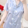 Bộ đồ ngủ nữ lụa VINGO/VINGORIA tay ngắn mùa xuân hè - Pijama thoáng mát, giảm giá 21% chỉ 385.000₫ 9