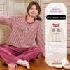 Bộ Đồ Ngủ Nữ Pijama Dài Tay Mút Ngực TIMI62 – Cao Cấp, Giá Ưu Đãi 305.000₫ 2