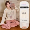 Bộ Đồ Ngủ Nữ Pijama Dài Tay Mút Ngực TIMI62 – Cao Cấp, Giá Ưu Đãi 305.000₫ 4