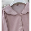 Bộ đồ ngủ nữ Pyjama BEAUTIFUL Y840E nhung tuyết tay lỡ hồng nhạt, cổ sóng trơn - Giá ưu đãi 207.200₫ 2