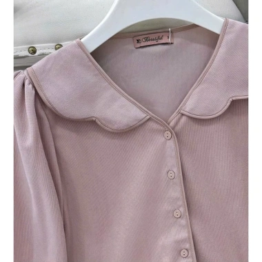 Bộ đồ ngủ nữ Pyjama BEAUTIFUL Y840E nhung tuyết tay lỡ hồng nhạt, cổ sóng trơn - Giá ưu đãi 207.200₫ 2 Bộ đồ ngủ nữ Pyjama BEAUTIFUL Y840E nhung tuyết tay lỡ hồng nhạt, cổ sóng trơn - Giá ưu đãi 207.200₫ 2