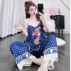 Bộ Đồ Ngủ Nữ SOON Lụa 2 Dây Viền Gợn Quần Dài dưới 65kg - Mềm Mịn Cao Cấp, 195k 10