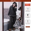 Bộ đồ ngủ nữ thu đông cotton dày dặn mềm mại không bai xù - Hot Hit - Wings Shop