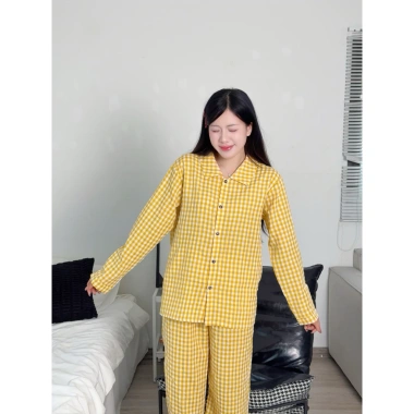 Bộ Đồ Ngủ Nữ Xốp Cotton Dài Form Rộng 4 Mùa Hàn Quốc Tuni.studio T03 Giá chỉ 135k 5 Bộ Đồ Ngủ Nữ Xốp Cotton Dài Form Rộng 4 Mùa Hàn Quốc Tuni.studio T03 Giá chỉ 135k 5