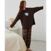 Bộ đồ ngủ nữ xuân thu dài tay quần mỏng lụa sữa loungewear thoải mái giá ưu đãi 125k 10