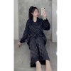 Bộ Đồ Ngủ Pijama Lụa Gấm Cao Cấp Áo Dài - Quần Dài Giá Ưu Đãi 129k 3