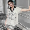 Bộ Đồ Ngủ Pijama Lụa Hàng Châu Cao Cấp Loại 1 Mềm Mại Thoải Mái Giá 389.500₫