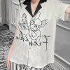 Bộ Đồ Ngủ Pijama Lụa Hàng Châu Cao Cấp Loại 1 Mềm Mại Thoải Mái Giá 389.500₫ 3