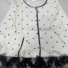 Bộ Đồ Ngủ Pijama Nữ Cao Cấp Tay Dài Quần Dài Lụa Mịn Chấm Bi - Giá 209.000 VND 8