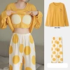 Bộ Đồ Ngủ Plus Nữ Kích Thước Lớn Có Lót Ngực, Phong Cách Ôm Tay Dài Dễ Thương, 190k 3