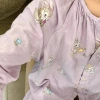 Bộ đồ ngủ pyjama dài tay thỏ tím 012 - Siêu mềm, giảm giá 17% chỉ 195.020 VND 5