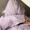 Bộ đồ ngủ pyjama dài tay thỏ tím 012 - Siêu mềm, giảm giá 17% chỉ 195.020 VND 6