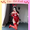 Bộ Đồ Ngủ Sexy Thỏ Hồng L73 - Bodysuit, Tặng Tai Thỏ và Phụ Kiện, Giá 139k 7