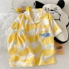 Bộ Đồ Ngủ Trẻ Em Mùa Hè Mây Cotton Tay Ngắn và Quần Short Mỏng 2 Bộ Giá 158.071đ 3
