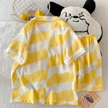 Bộ Đồ Ngủ Trẻ Em Mùa Hè Mây Cotton Tay Ngắn và Quần Short Mỏng 2 Bộ Giá 158.071đ 5