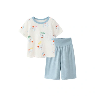Bộ đồ ngủ trẻ em thoáng khí, thân thiện da, ấm bụng Unisex - Giá chỉ 355.320 VND 5