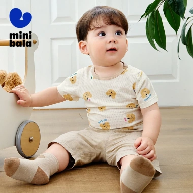 Bộ đồ ngủ trẻ em thoáng khí, thân thiện da, ấm bụng Unisex - Giá chỉ 355.320 VND 6