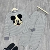 Bộ đồ nhà nữ sọc ngang tay, quần rộng in Mickey – Tiểu thư dễ thương giá 259k 8