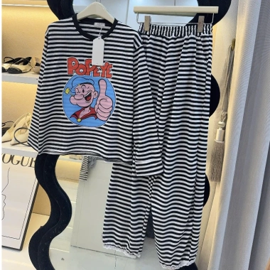 Bộ Đồ Nữ Áo Thun Kẻ Ngang PoPePy Cute Mix Ren Freesize - Siêu Đẹp Giá 229k 9 Bộ Đồ Nữ Áo Thun Kẻ Ngang PoPePy Cute Mix Ren Freesize - Siêu Đẹp Giá 229k 9