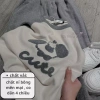 Bộ đồ nữ dài tay logo cún cute mix quần xám xuông - Xinh, giảm còn 279.000đ | SaYa Shop 4