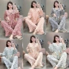 Bộ đồ Nữ mặc nhà cổ sen Thỏ Carot vân mây cao cấp DD66 Sammy - Xinh xắn, giá chỉ 189k