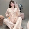 Bộ đồ Nữ mặc nhà cổ sen Thỏ Carot vân mây cao cấp DD66 Sammy - Xinh xắn, giá chỉ 189k 8