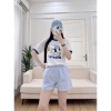Bộ Đồ Nữ Ngắn MENINA In Hình Thời Trang - Mặc Nhà, Đi Chơi Giá 190k (Giảm từ 245k) 3