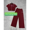Bộ đồ nữ set thể thao kéo khoá tay cộc, quần suông vải UMI, ML-XL, 589.000₫ - Khánh Ly Shop 2