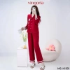 Bộ đồ pijama lụa nữ VINGO VINGORIA tay dài mùa thu - Giá 575.000đ 2