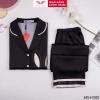 Bộ đồ pijama lụa nữ VINGO VINGORIA tay dài mùa thu - Giá 575.000đ 7