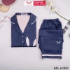 Bộ đồ pijama lụa nữ VINGO VINGORIA tay dài mùa thu - Giá 575.000đ 8