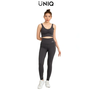 Bộ Đồ Tập Gym Yoga Nữ UNIQ Cool Peel Áo Nhún Ngực và Quần Legging Cạp Cao Giá Ưu Đãi 401.577 VND