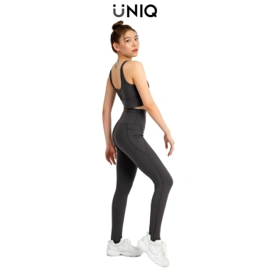 Bộ Đồ Tập Gym Yoga Nữ UNIQ Cool Peel Áo Nhún Ngực và Quần Legging Cạp Cao Giá Ưu Đãi 401.577 VND 2