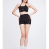 Bộ Đồ Tập Gym Yoga Nữ UNIQ Cool Peel Áo Viền Trắng Dây Chéo Chữ V Ngược và Quần Legging Đùi Thon Gọn 2