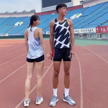 Bộ đồ tập thể thao nam áo vest không tay, chạy marathon, khô nhanh, nhiều màu sắc, thiết kế chữ I