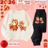 Bộ Đồ Tết Việt Bính Ngọ Múa Lân 2.026 cho Bé CIUCIU KID Vải Nỉ Da Cá, Đồ Trẻ Trai & Gái, Giá 296.000₫ 10
