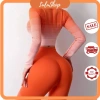 Bộ Đồ Thể Thao Áo Croptop Nữ Dài Tay Dệt Kim Co Giãn, Ôm Dáng Nâng Mông, Thấm Hút Mồ Hôi - Giảm Giá 305k 6