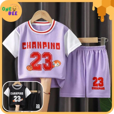 Bộ Đồ Thể Thao Bóng Rổ Bé Trai Mùa Hè – Thoáng Mát, Mau Khô, Giá Chỉ 97.500₫