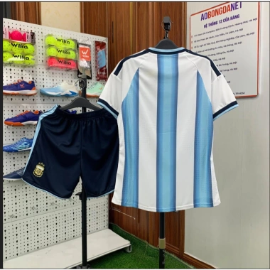 Bộ Đồ Thể Thao Đá Banh Argentina World Cup 2.026 Thun Thoáng Khí Co Dãn Thấm Hút Tốt Giá Ưu Đãi 220.000 VND